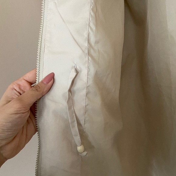 🧥 NOISY MAY UTILITY RAIN COAT W/ LEATHER SLEEVES - Picture 5 of 10